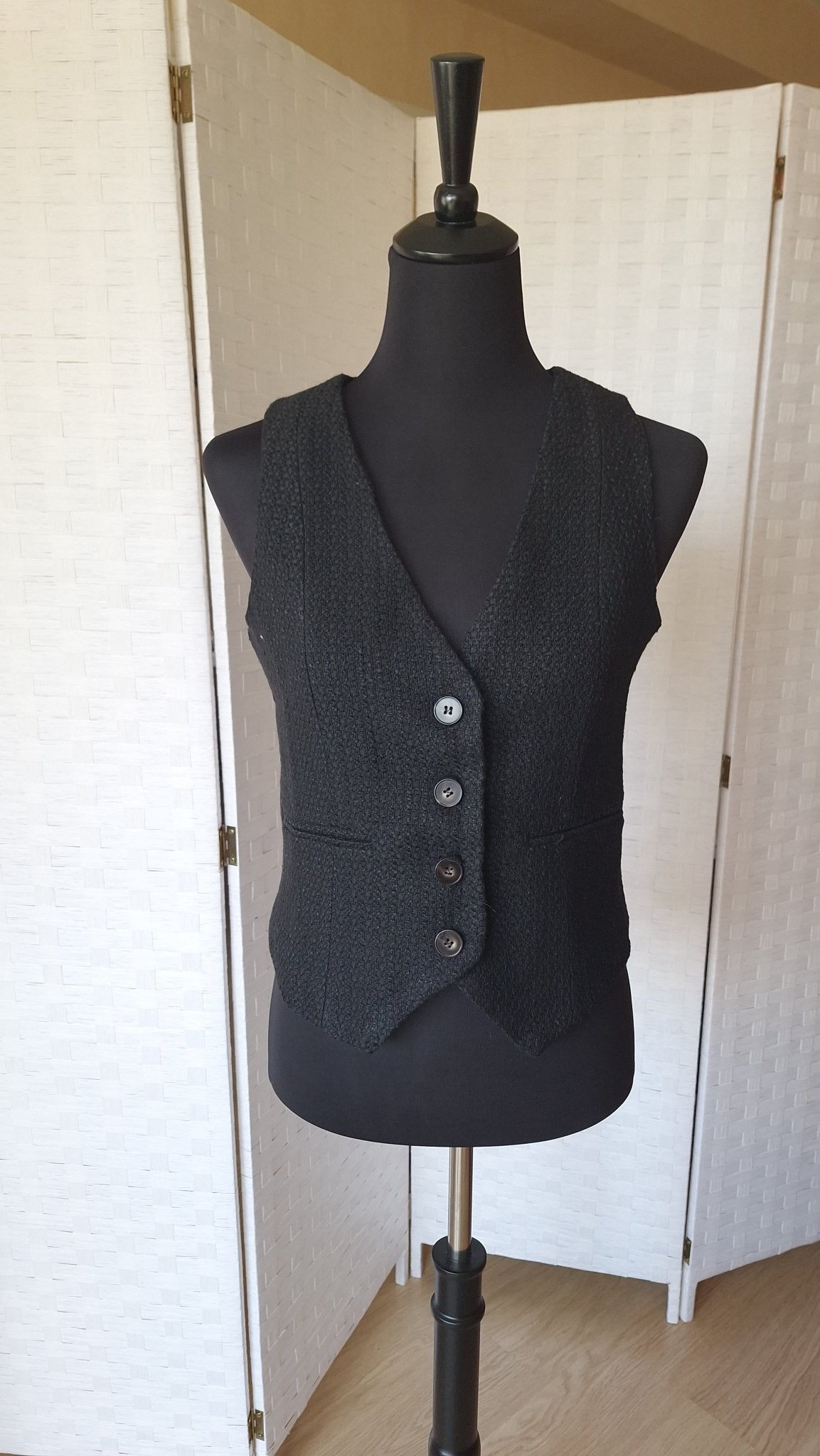 Gilet sans manche en tweed - Fabulous Fab