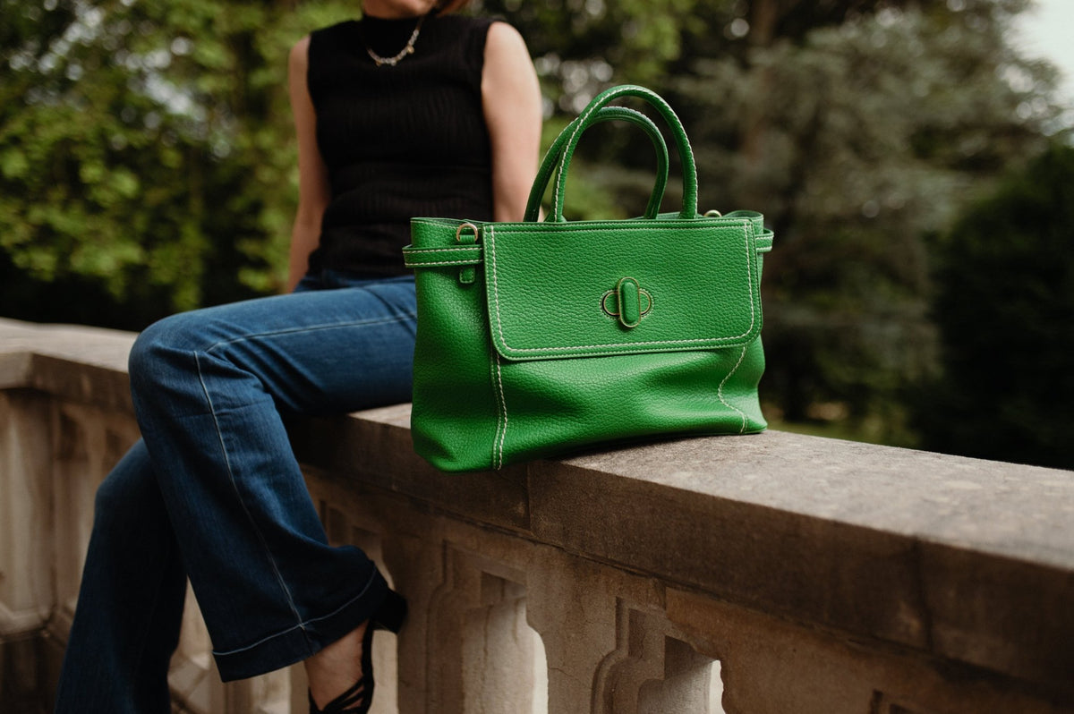 sac à main femme vert